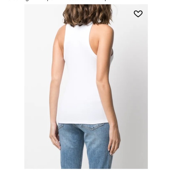 Anine Bing Eva Organic cotton ribbed Tank M - Picture 3 of 13